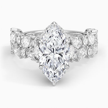 Olivetta Double Row Diamond Ring