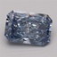 2.17 Ct. Fancy Vivid Blue Radiant Lab Grown Diamond