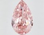 16.08 Ct. Fancy Vivid Pink Pear Lab Grown Diamond