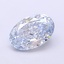 1.00 Ct. Fancy Blue Oval Lab Grown Diamond