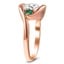 Sweeping Diamond and Emerald Ring, smallview