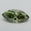 5.68 Ct. Fancy Vivid  Green Marquise Lab Grown Diamond