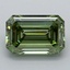 1.39 Ct. Fancy Vivid  Green Emerald Lab Grown Diamond
