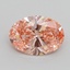 1.50 Ct. Fancy Vivid Pink Oval Lab Grown Diamond