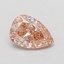 0.70 Ct. Fancy Intense Pink Pear Lab Grown Diamond