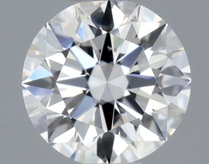 Round diamond — real photo