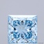 2.52 Ct. Fancy Vivid Blue Princess Lab Grown Diamond
