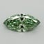1.51 Ct. Fancy Vivid Green Marquise Lab Grown Diamond