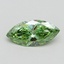 0.83 Ct. Fancy Vivid Green Marquise Lab Grown Diamond