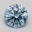 2.03 Ct. Fancy Intense Blue Round Lab Grown Diamond