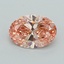 1.54 Ct. Fancy Vivid  Pink Oval Lab Grown Diamond