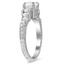 The Laina Ring, smalltop view on a hand