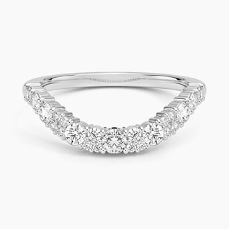Corinne Contour Diamond Ring (1/3 ct. tw.) in Platinum
