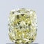 1.05 Ct. Fancy Intense Yellow Cushion Lab Grown Diamond