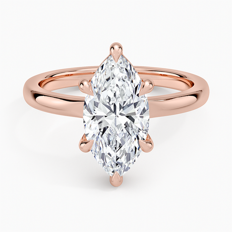 14K Rose Gold Alice Solitaire Ring