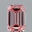 2.10 Ct. Fancy Vivid Pink Emerald Lab Grown Diamond