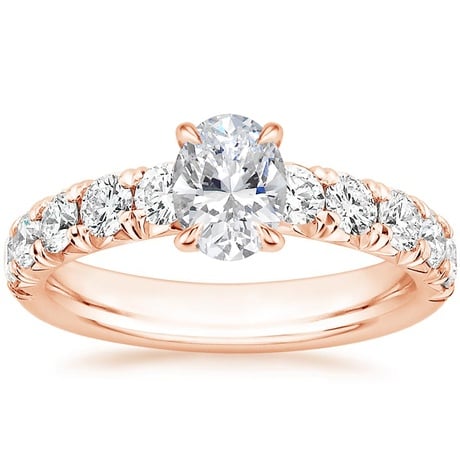 14K Rose Gold Ellora Diamond Bridal Set
