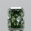 1.52 Ct. Fancy Vivid Green Radiant Lab Grown Diamond