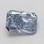 0.96 Ct. Fancy Vivid Blue Radiant Lab Grown Diamond