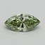 1.00 Ct. Fancy Vivid Green Marquise Lab Grown Diamond