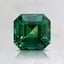 5.9mm Green Asscher Montana Sapphire