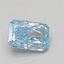 1.07 Ct. Fancy Vivid Blue Radiant Lab Grown Diamond
