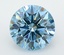 3.5 Ct. Fancy Vivid  Blue Round Lab Grown Diamond
