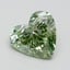 10.07 Ct. Fancy Vivid Green Heart Lab Grown Diamond