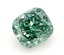 1.04 Ct. Fancy Vivid Green Cushion Lab Grown Diamond
