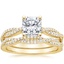 18K Yellow Gold Petite Luxe Twisted Vine Bridal Set (1/2 ct. tw.)