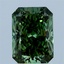 1.64 Ct. Fancy Vivid Green Radiant Lab Grown Diamond
