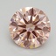 2.15 Ct. Fancy Intense Pink Round Lab Grown Diamond
