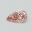 0.28 Ct. Fancy Brownish Pink Pear Lab Grown Diamond