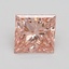 1.60 Ct. Fancy Intense Pink Princess Lab Grown Diamond