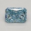 1.09 Ct. Fancy Intense Blue Radiant Lab Grown Diamond