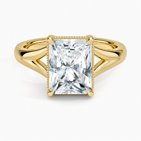 Cora Split Shank Solitaire Ring