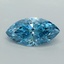 2.04 Ct. Fancy Vivid  Blue Marquise Lab Grown Diamond