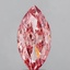 5.32 Ct. Fancy Vivid  Pink Marquise Lab Grown Diamond