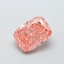 1.62 Ct. Fancy Vivid  Pink Cushion Lab Grown Diamond