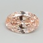 3.15 Ct. Fancy Intense Pink Oval Lab Grown Diamond