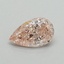 0.51 Ct. Fancy Intense Pink Pear Lab Grown Diamond