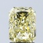 2.06 Ct. Fancy Vivid Yellow Radiant Lab Grown Diamond