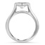 Compass Point Bezel Diamond Ring, smallside view
