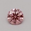 0.36 Ct. Fancy Vivid Pink Round Lab Grown Diamond