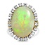 Retro Opal Cocktail Ring