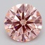 3.02 Ct. Fancy Intense  Pink Round Lab Grown Diamond
