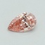 0.37 Ct. Fancy Vivid Pink Pear Lab Grown Diamond