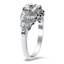 The Laquita Ring, smalltop view on a hand