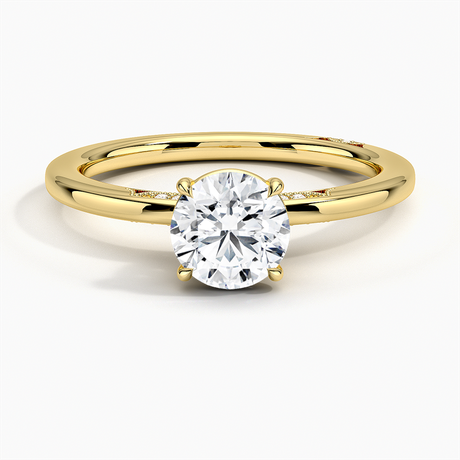 Classic Solitaire with Hidden Diamond Accents
