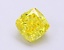 1.02 Ct. Fancy Vivid Yellow Cushion Lab Grown Diamond